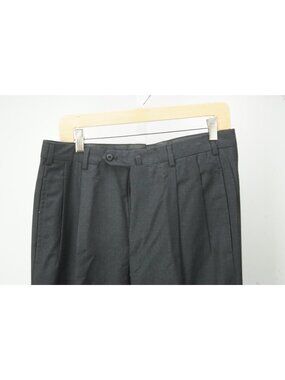 Incotex Solid Gray Wool Mens Dress Pants Sz 48 EU BRAND NEW